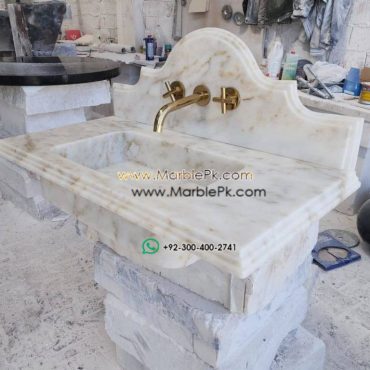 Modern Marble Bath Vanity Sink - Contemporary bath vanity mpk 437