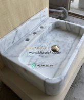 Modern Marble Bath Vanity Sink - Contemporary bath vanity mpk 438