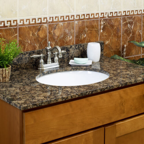 Modern Marble Bath Vanity Sink - Contemporary bath vanity mpk 440