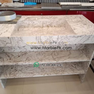 Modern Marble Bath Vanity Sink - Contemporary bath vanity mpk 445