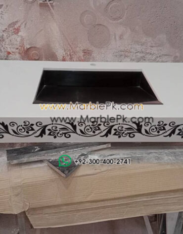 Modern Marble Bath Vanity Sink - Contemporary bath vanity mpk 446