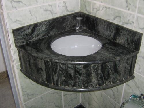 Space-Saving Corner Bath Vanity mpk-123 - Corner bath vanity mpk 123