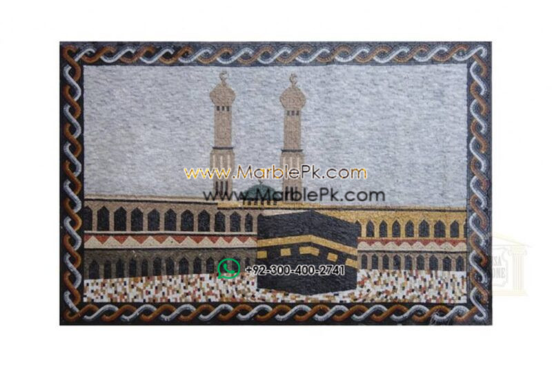 Islamic Mosaic Art Calligraphy - Islamic landscape nabvi haram kaaba islamic mosaic calligraphy mpk