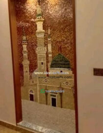 Islamic Mosaic Art Calligraphy - Islamic landscape nabvi haram kaaba islamic mosaic calligraphy mpk