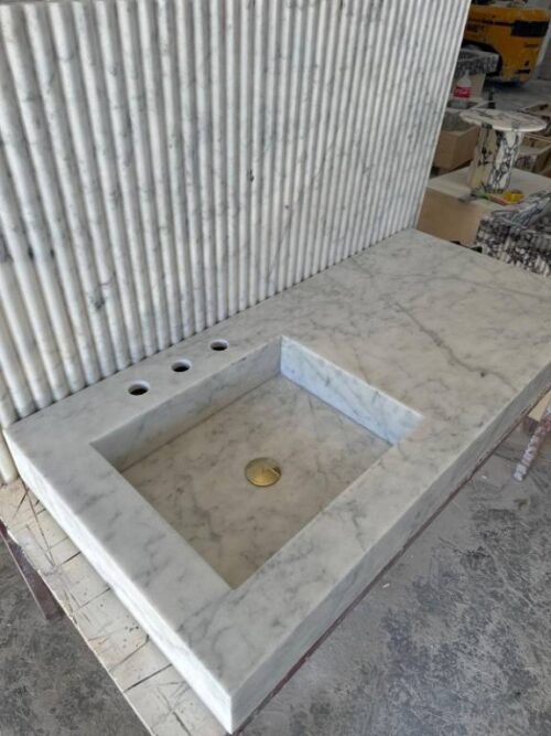 ModernMarble Bath Vanity Sink - Modern wash room vanity mpk 335