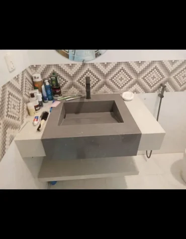 ModernMarble Bath Vanity Sink - Modern wash room vanity mpk 337