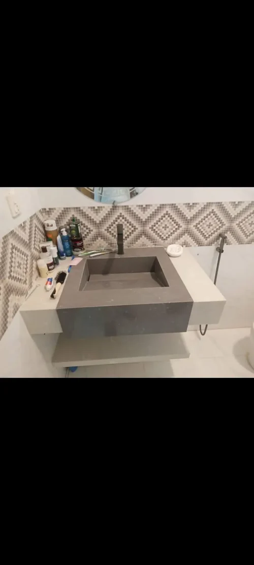 ModernMarble Bath Vanity Sink - Modern wash room vanity mpk 337