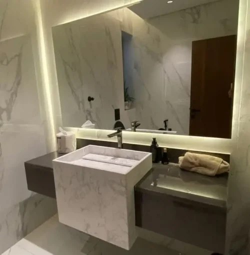 ModernMarble Bath Vanity Sink - Modern wash room vanity mpk 340