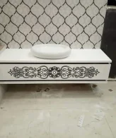 Modern Marble Bath Vanity Sink - Modern wash room vanity mpk 343