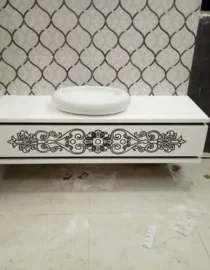 Modern Marble Bath Vanity Sink - Modern wash room vanity mpk 343