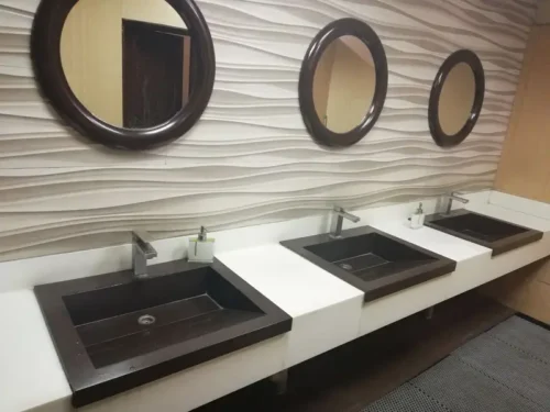 Modern Marble Bath Vanity Sink - Modern wash room vanity mpk 344