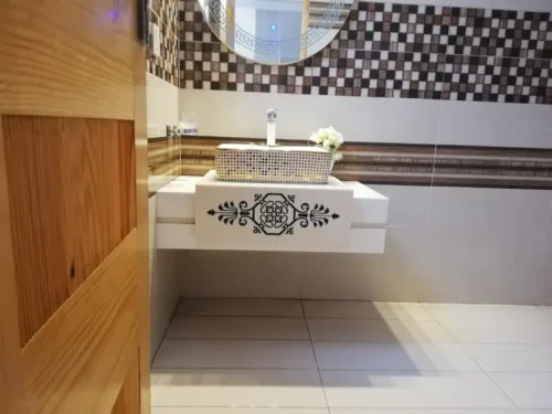Modern Marble Bath Vanity Sink - Modern wash room vanity mpk 345