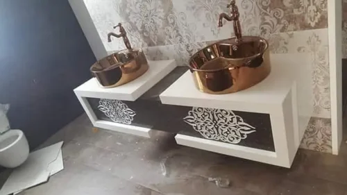 Modern Marble Bath Vanity Sink - Modern wash room vanity mpk 346