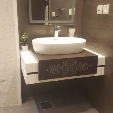 Modern Marble Bath Vanity Sink - Modern wash room vanity mpk 347