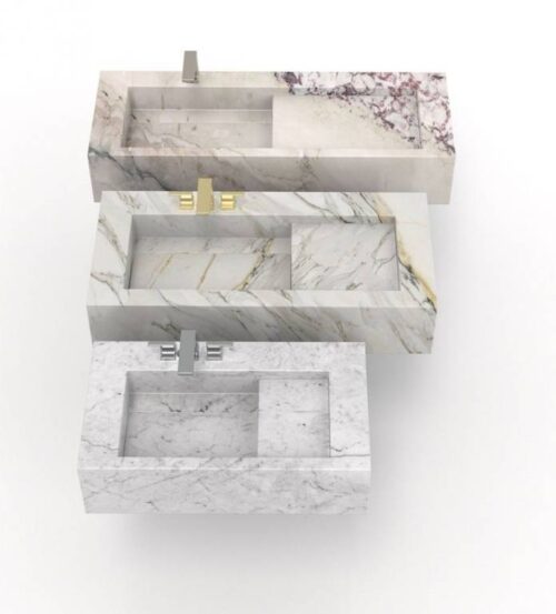 Modern Marble Bath Vanity Sink - Modern wash room vanity mpk 348