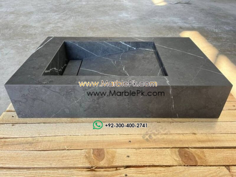 Modern Marble Bath Vanity Sink - Modern wash room vanity mpk 349