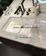 Modern Marble Bath Vanity Sink - Modern wash room vanity mpk 350