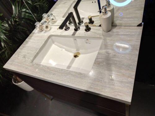 Modern Marble Bath Vanity Sink - Modern wash room vanity mpk 350