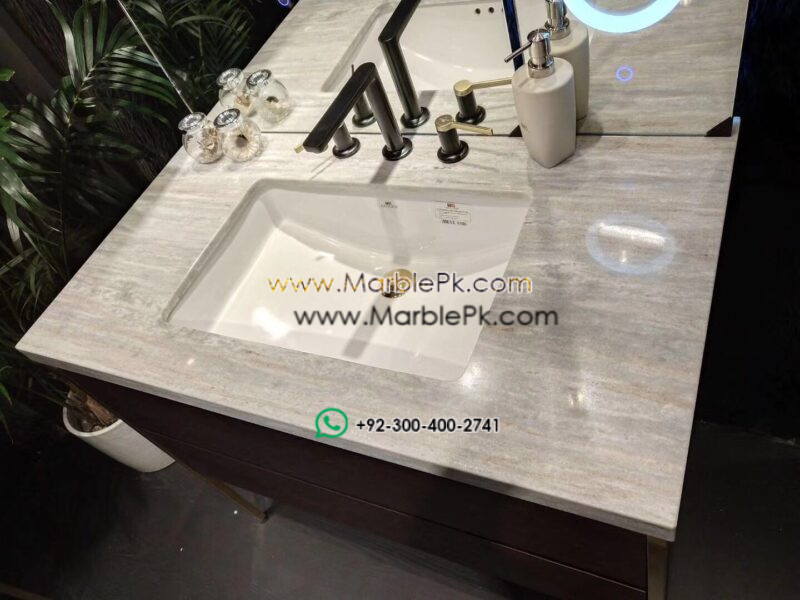 Modern Marble Bath Vanity Sink - Modern wash room vanity mpk 350