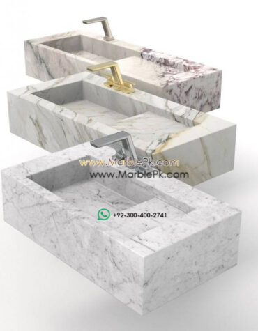 Modern Marble Bath Vanity Sink - Modern wash room vanity mpk 351