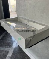 Modern Marble Bath Vanity Sink - Modern wash room vanity mpk 352
