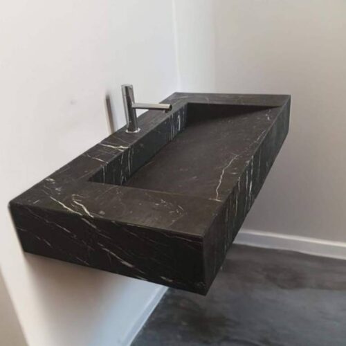 Modern Marble Bath Vanity Sink - Modern wash room vanity mpk 353