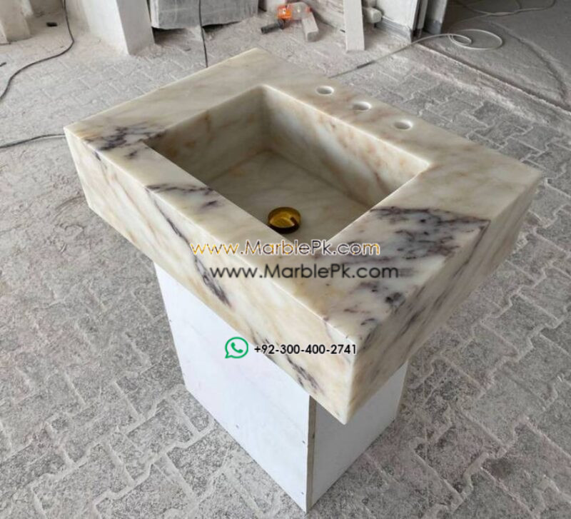 Modern Marble Bath Vanity Sink - Modern wash room vanity mpk 354