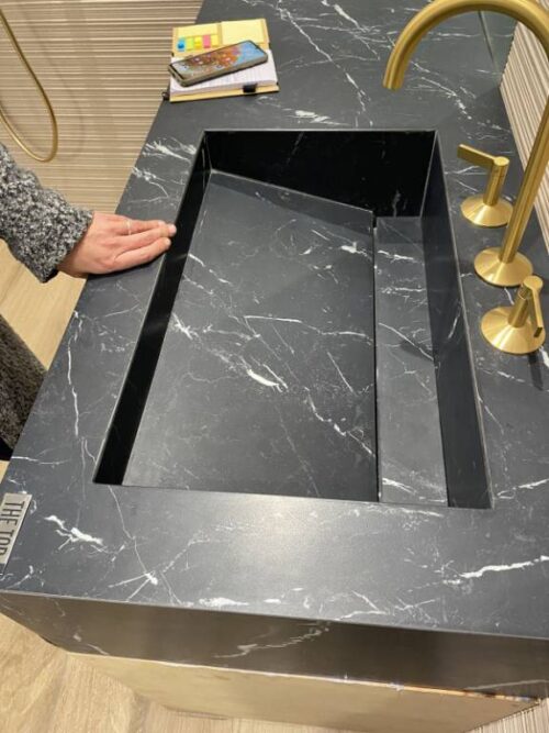Modern Marble Bath Vanity Sink - Modern wash room vanity mpk 357
