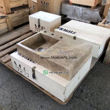 Modern Marble Bath Vanity Sink - Modern wash room vanity mpk 358