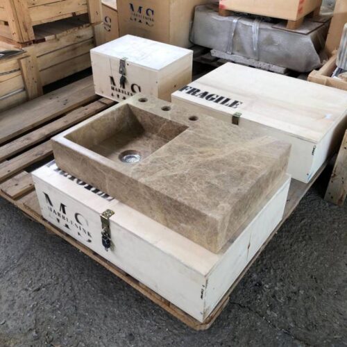 Modern Marble Bath Vanity Sink - Modern wash room vanity mpk 358