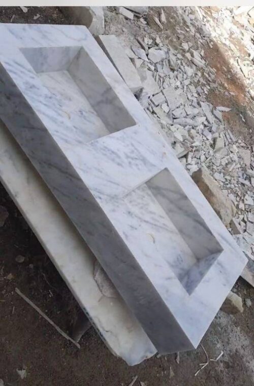 Modern Marble Bath Vanity Sink - Modern wash room vanity mpk 362
