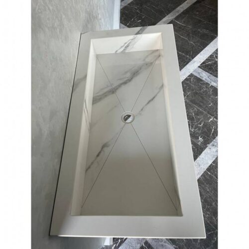 Modern Marble Bath Vanity Sink - Modern wash room vanity mpk 366