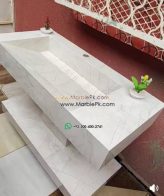Modern Marble Bath Vanity Sink - Modern wash room vanity mpk 368