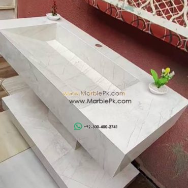 Modern Marble Bath Vanity Sink - Modern wash room vanity mpk 368