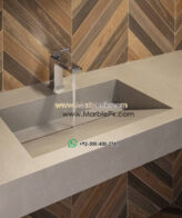 Modern Marble Bath Vanity Sink - Modern wash room vanity mpk 369