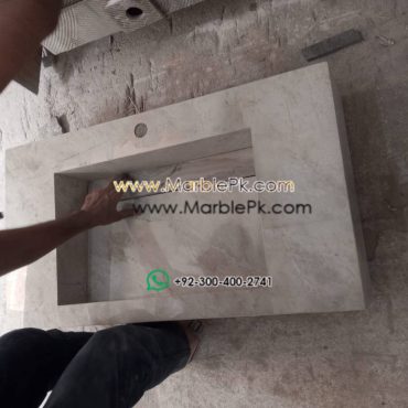 Modern Marble Bath Vanity Sink - Modern wash room vanity mpk 370