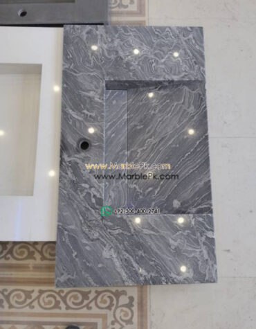 Modern Marble Bath Vanity Sink - Modern wash room vanity mpk 371