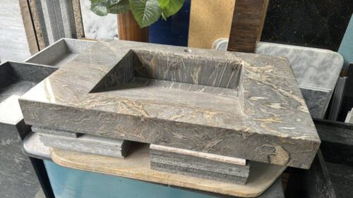 Modern Marble Bath Vanity Sink - Modern wash room vanity mpk 373