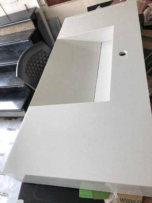 Modern Marble Bath Vanity Sink - Modern wash room vanity mpk 374