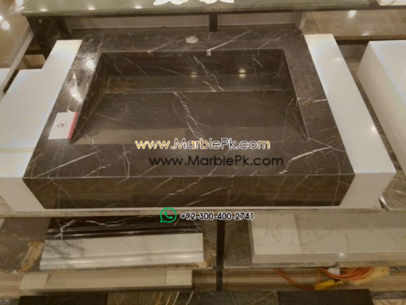 Modern Marble Bath Vanity Sink - Modern wash room vanity mpk 378