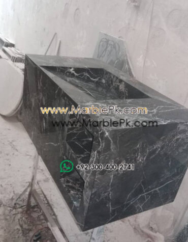 Modern Marble Bath Vanity Sink - Modern wash room vanity mpk 383