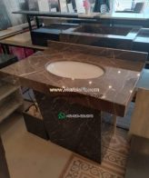 Modern Marble Bath Vanity Sink - Modern wash room vanity mpk 384
