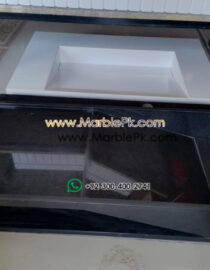 Modern Marble Bath Vanity Sink - Modern wash room vanity mpk 385