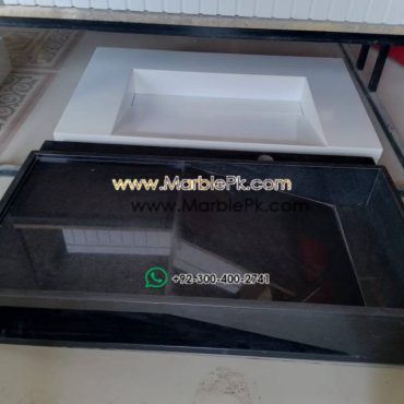 Modern Marble Bath Vanity Sink - Modern wash room vanity mpk 385