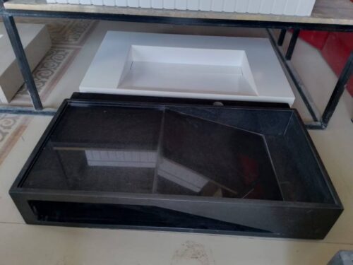 Modern Marble Bath Vanity Sink - Modern wash room vanity mpk 385