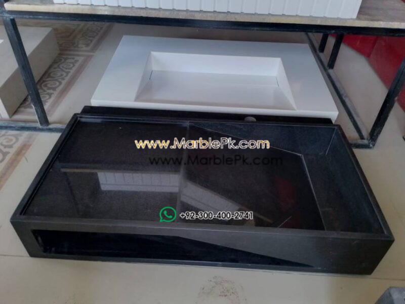Modern Marble Bath Vanity Sink - Modern wash room vanity mpk 385