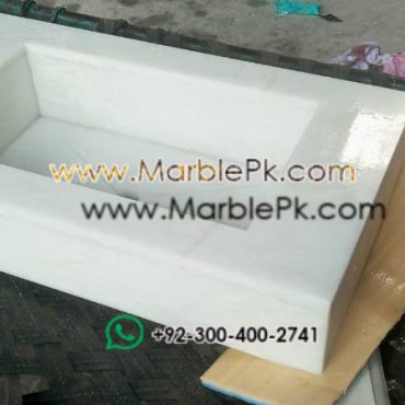 Modern Marble Bath Vanity Sink - Modern wash room vanity mpk 391