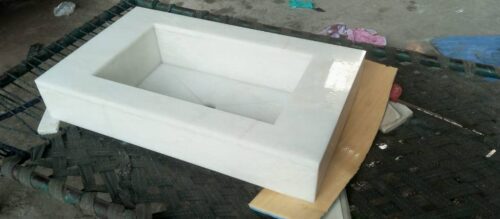 Modern Marble Bath Vanity Sink - Modern wash room vanity mpk 391