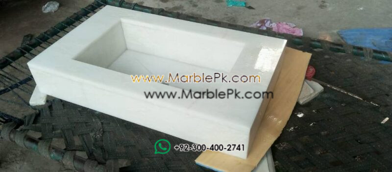 Modern Marble Bath Vanity Sink - Modern wash room vanity mpk 391