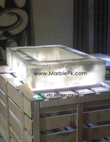Modern Marble Bath Vanity Sink - Modern wash room vanity mpk 393